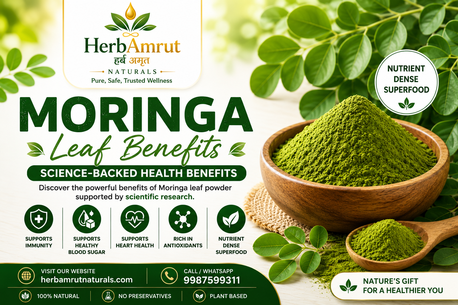 Moringa Leaf Benefits: Evidence-Based Health Benefits Backed by Scientific Research